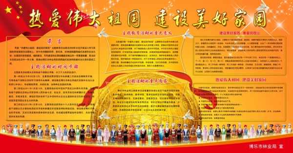 熱愛偉大祖國建設(shè)美好家園圖片