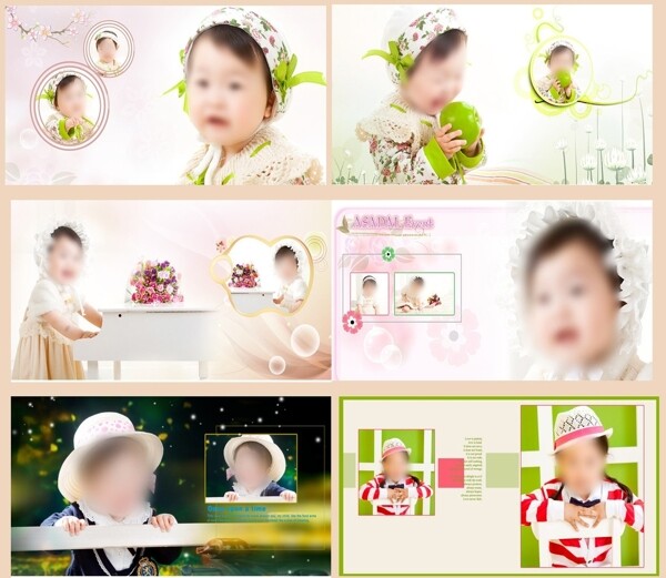 1岁女宝宝相册图片