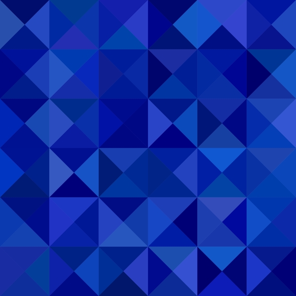 摘要从三角金字塔背景色调以蓝色三角形拼接矢量设计