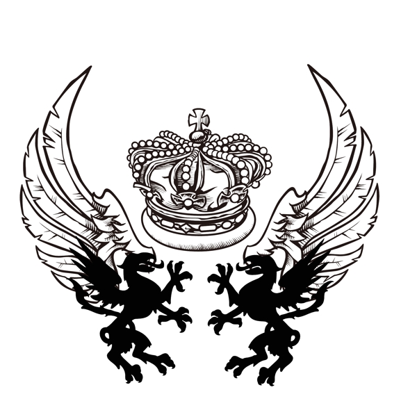 印花矢量圖商務(wù)休閑裝男裝徽章標(biāo)記色彩免費(fèi)素材