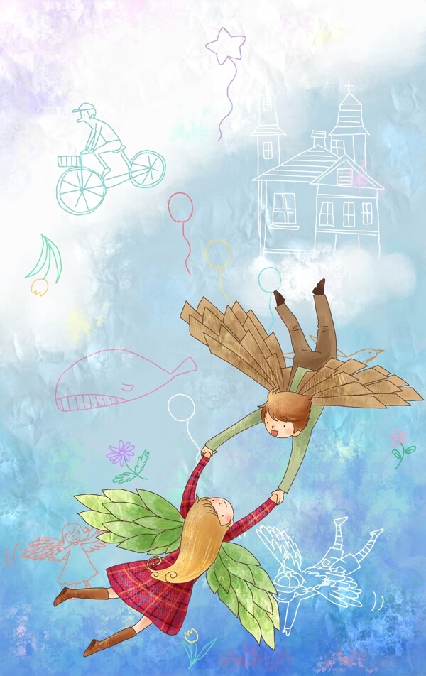 天使插畫(huà)