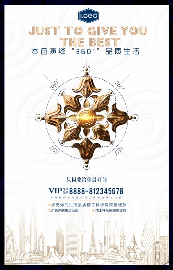 地產(chǎn)海報設(shè)計模板