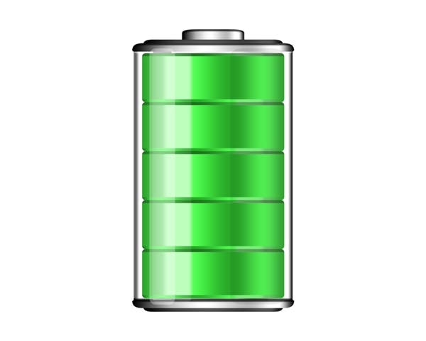 绿色网页UI电池电量图标
