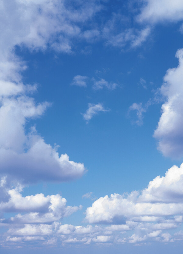 高清晰漂亮的蓝天白云图片图片