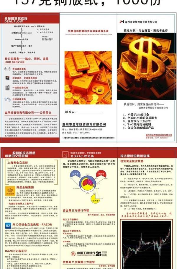 投資宣傳單圖片