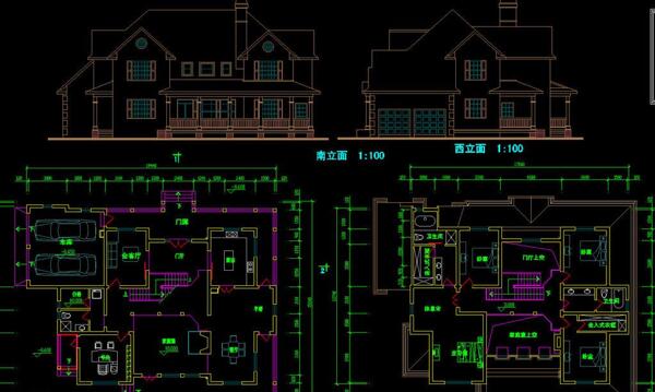 別墅方案建筑施工圖