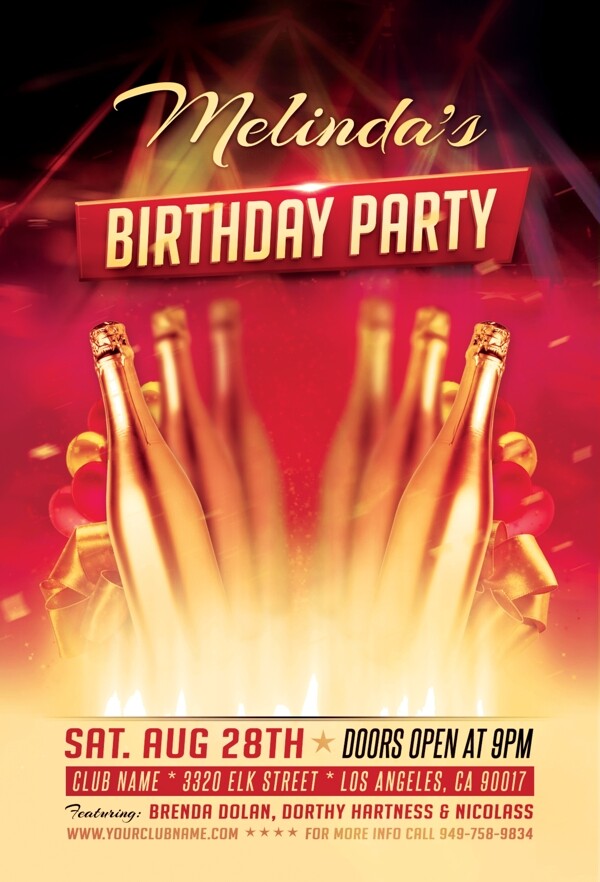 birthdayparty創(chuàng)意海報(bào)下載