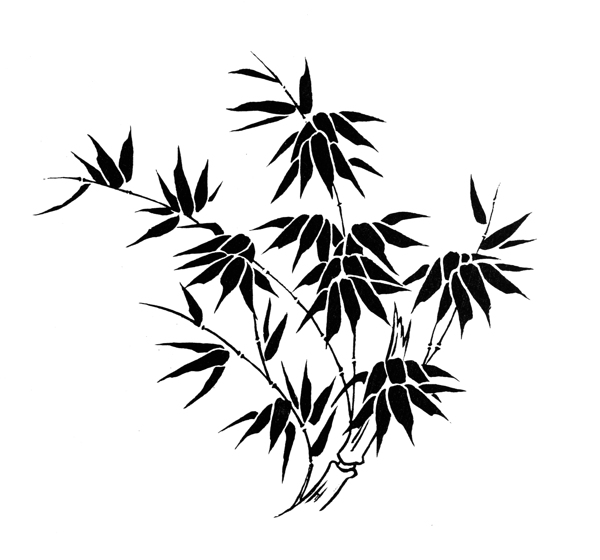 竹吉祥圖案048