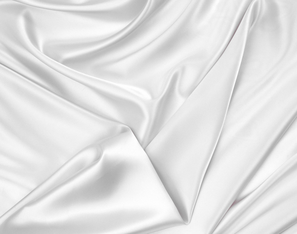 白色绸缎布背景图片