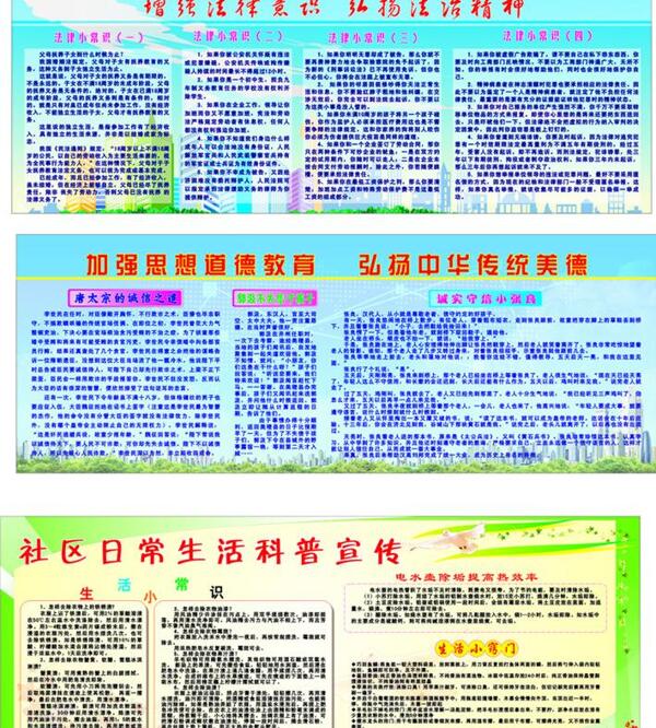 生活百科文化墙图片
