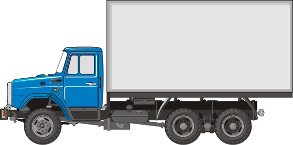 貨車運輸車矢量素材