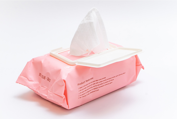 粉色包装湿纸巾图片