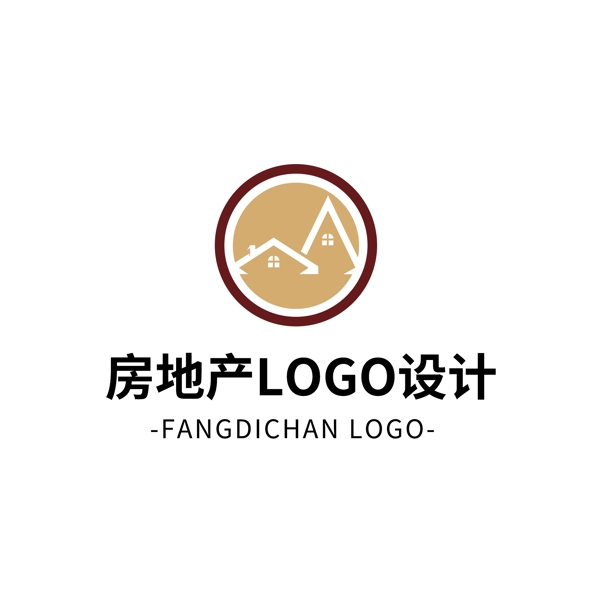 简约大气创意房地产logo标志设计