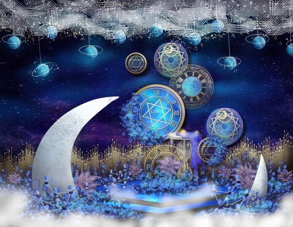 星空婚禮效果圖