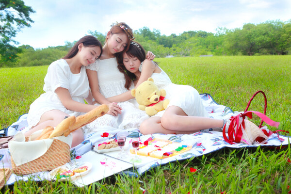 美女姐妹花圖片