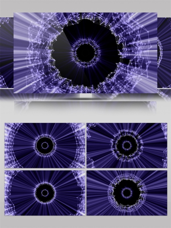 紫色星际光束高清视频素材