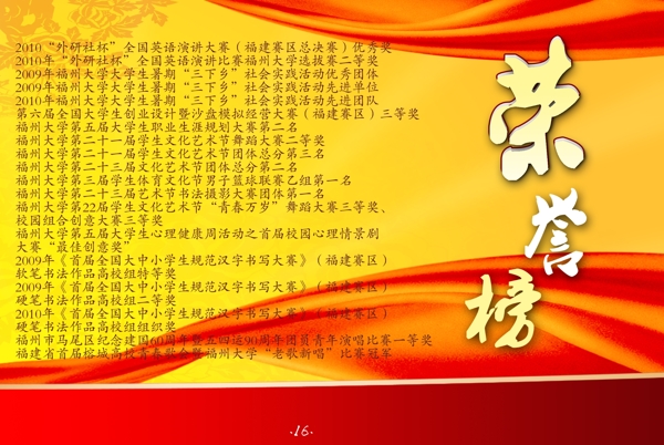 榮譽(yù)榜圖片