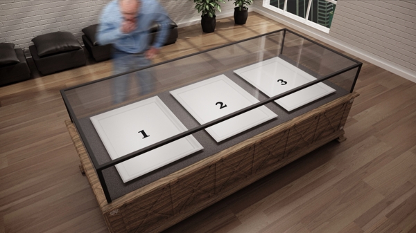 博物館展柜畫展展板提案神器