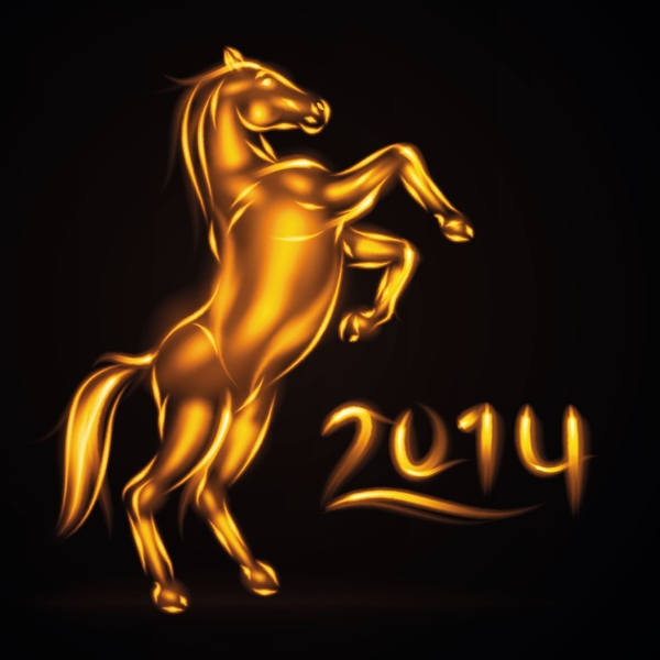 2014火馬矢量素材