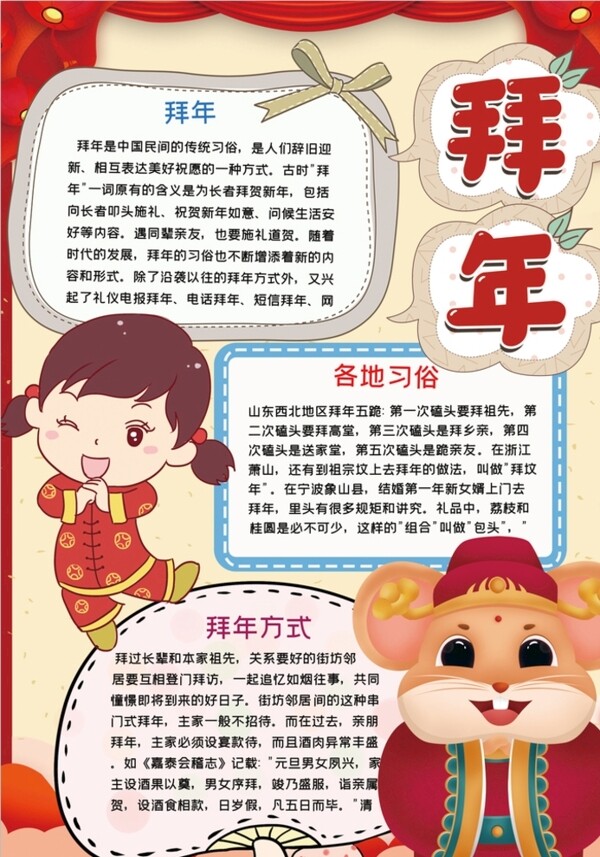 春節(jié)小報