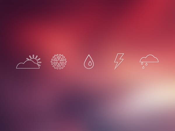 天氣圖標(biāo)源文件