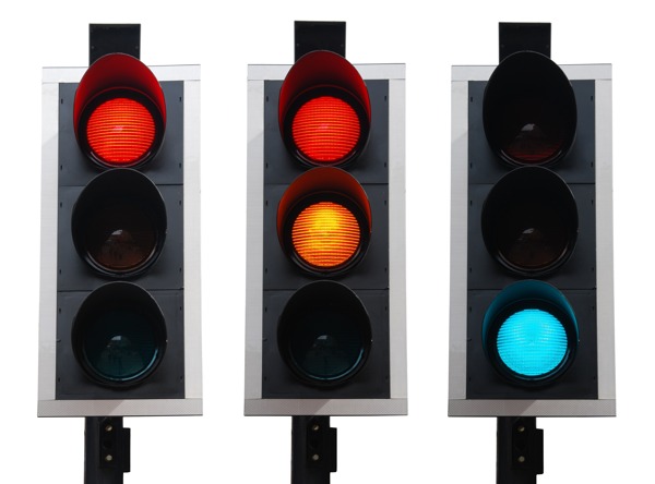 英国的交通信号灯