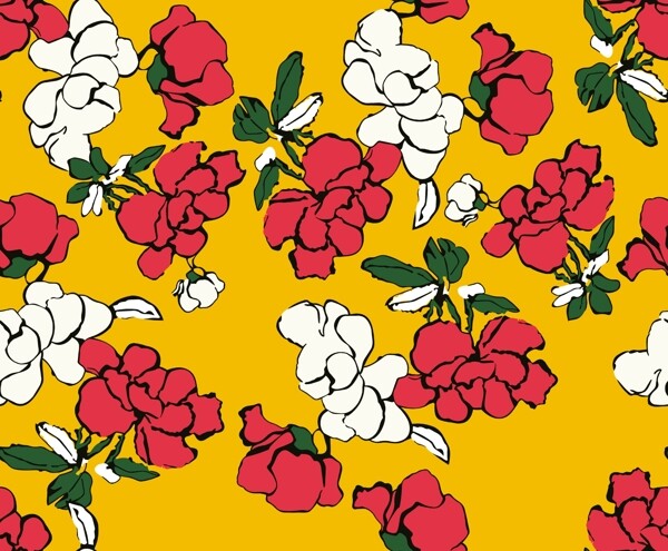 紅白花