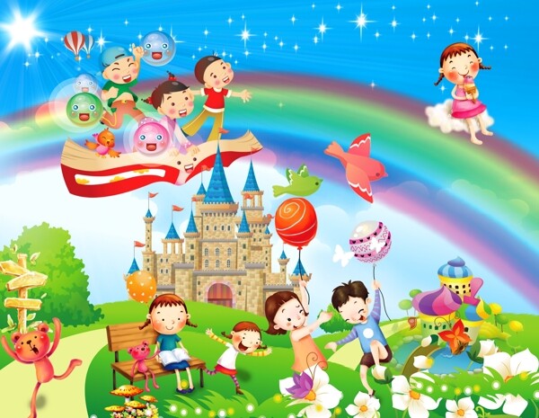 幼兒園海報圖片