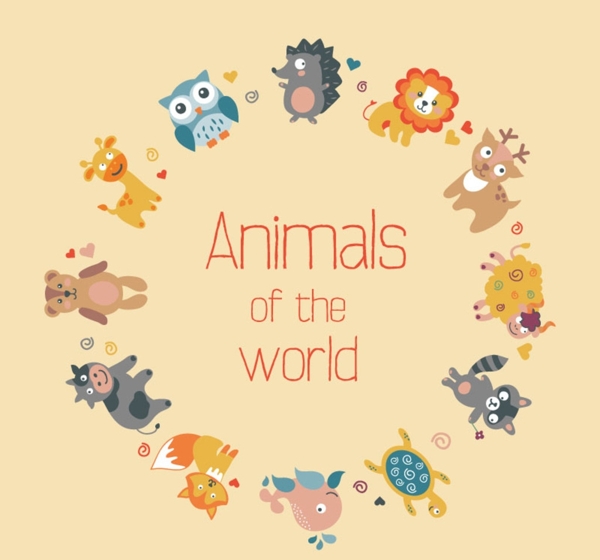 動物矢量圖圖片