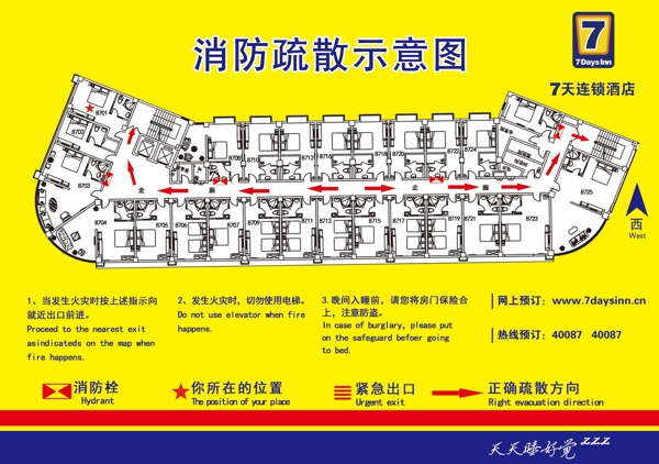 七天消防示意圖