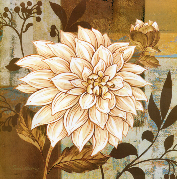 裝飾畫花卉圖片