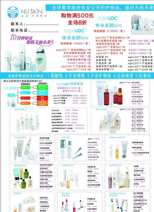 nuskin如新宣傳圖片