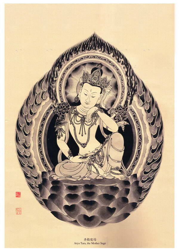 佛像畫集圖片