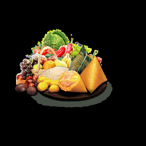 端午節(jié)粽子美食素材