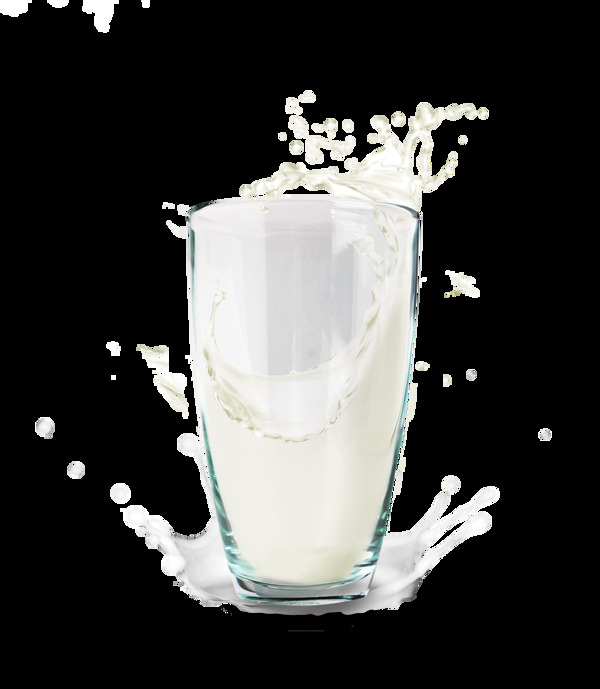 牛奶透明素材