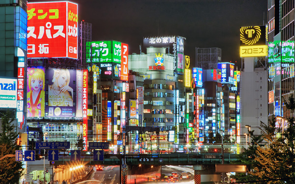 东京夜色图片