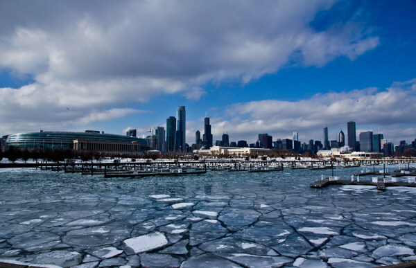 芝加哥城市高清摄影图片