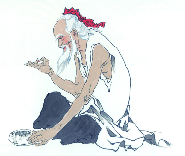 老人講經(jīng)