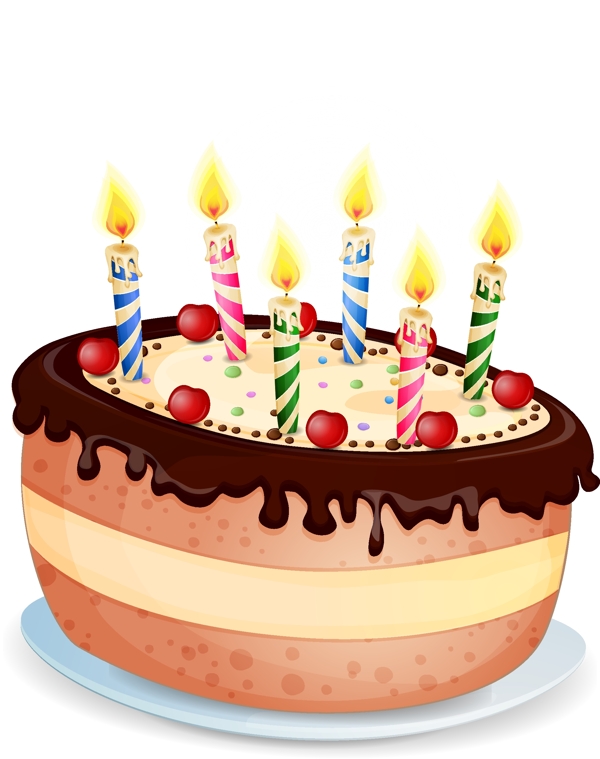 生日蛋糕甜蜜元素