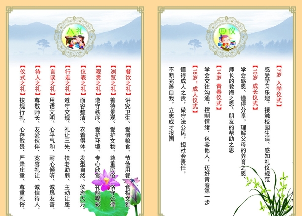 八禮四儀圖片