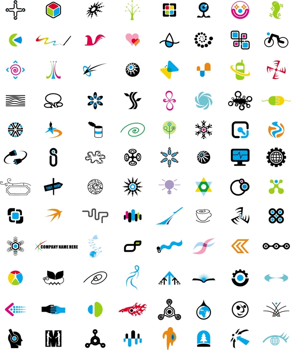 LOGO圖案矢量素材3