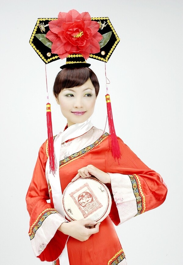 滿族女孩圖片