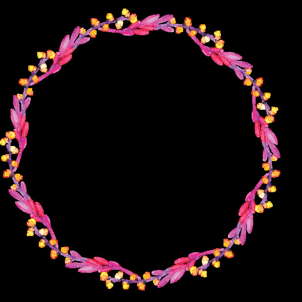 唯美花環(huán)素材高清