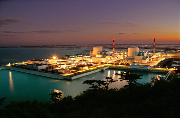 田湾核电站夜景