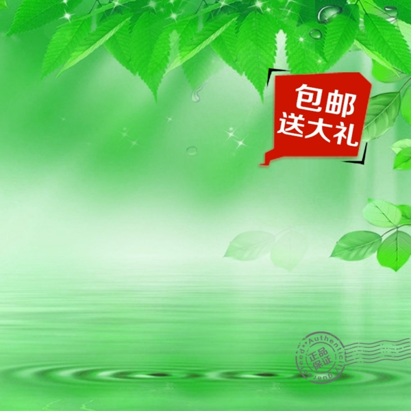 簡約綠色促銷