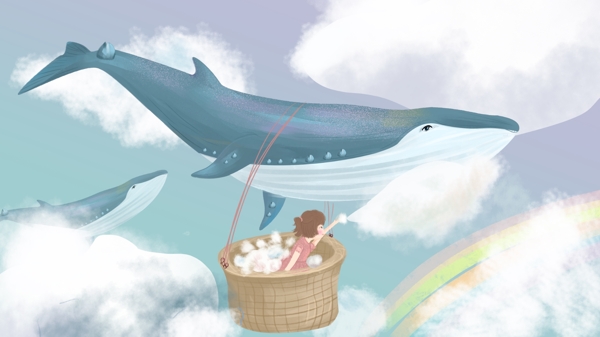 大鲸鱼和小女孩