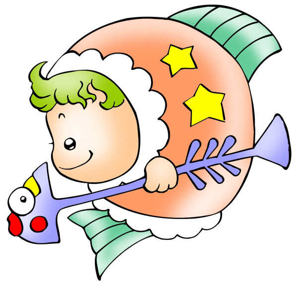 雙魚座星座插圖0145