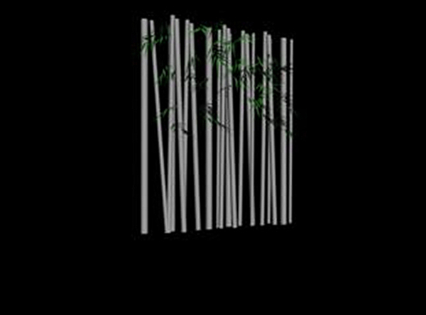 竹竿竹子3D模型图片