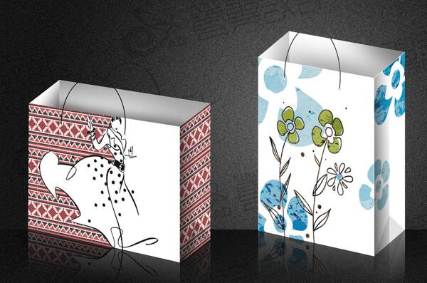 手提袋創(chuàng)意花樣圖片