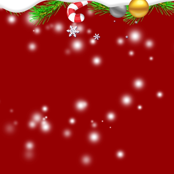 红色的圣诞主图背景